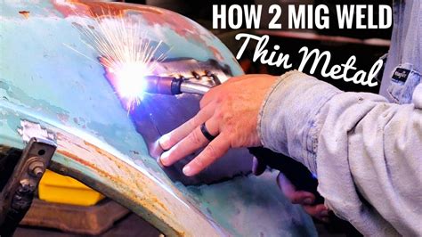 mig welding unstable arc on thin sheet metal|mig welding.